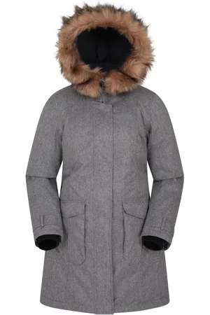 Mountain Warehouse Grey Womens Waterproof Aurora Down Coat AU 6