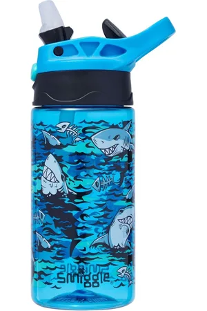SMIGGLE Blue Curious Junior Flip Plastic Drink Bottle 430Ml one