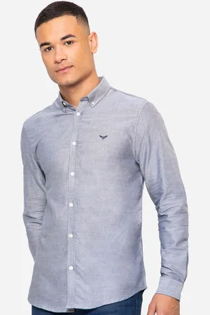 Threadbare Oxford Long Sleeve Shirt medium