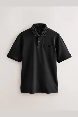 Next 100% Cotton Short Sleeve Smart Collar Polo Shirt 3XL