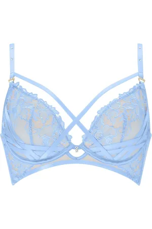 Ann Summers Blue Untold Desire Non Padded Plunge Bra 32 D