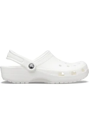 Crocs White Adults Classic Clogs AU 9 (EU 41)