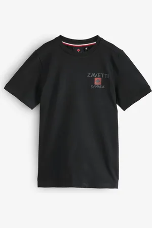 Zavetti Canada Black Boys Matera T-Shirt M