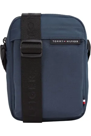 Tommy Hilfiger Blue Repreve Mini Reporter Bag One