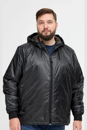 Blend Big & Tall Black Lightweight Padded Coat 4XL