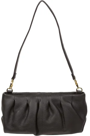 PURE LUXURIES LONDON Victoria Nappa Leather Grab Clutch Bag One