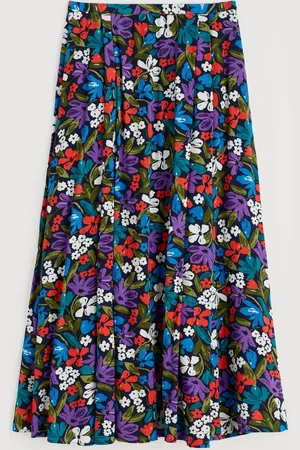 Seasalt Cornwall Lethlean Pleated Maxi Skirt 10