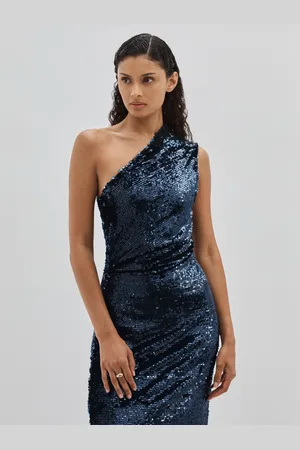ilta Sequinned One-Shoulder Maxi Dress AU 10