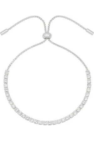 ESTELLA BARTLETT Silver Tone Tennis Bracelet One