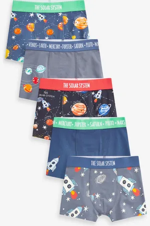 Next Space Print Trunks 5 Pack (1.5-16yrs) 5