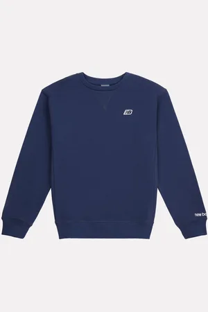 New Balance Blue Boys 100% Cotton Premium Loopback Sweatshirt 7