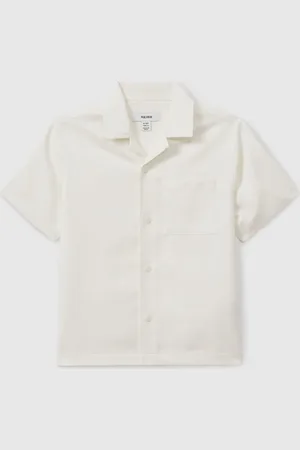 Reiss Japane 3-9 yrs Twill Cuban Collar Shirt 7