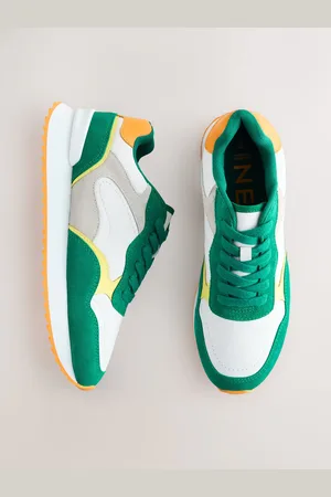 Next Green Forever Comfort Leather Panel Detail Chunky Lace-Up Joggers AU 5 (EU 35.5)