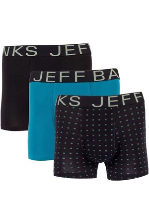 Jeff Banks Black Low Rise Cotton Fashion Trunks S