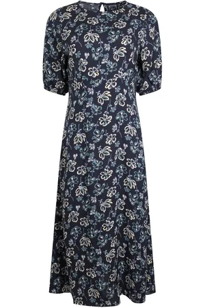 Weird Fish Everly Viscose Printed Tea Dress AU 16