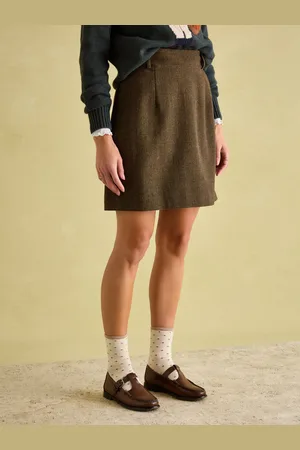 Joules Bramble Tweed Skirt AU 14