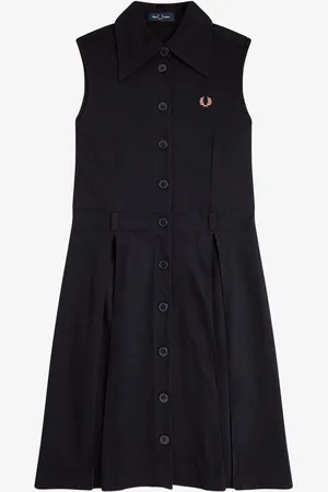 Fred Perry Texture Front Knitted Dress 8