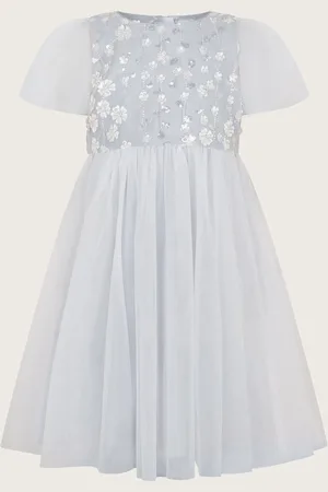 Monsoon Bella Floral Print Embellished Dress 12