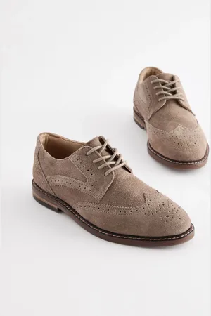 Next Standard Fit (F) Leather Laceup Brogue Shoes AU 2 (EU 34.5)