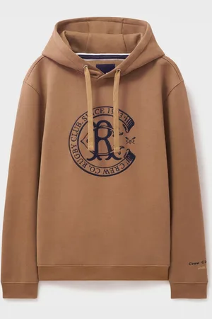 J.Crew Company Embroidered Graphic Brown Hoodie XXL