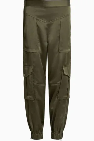 AllSaints AllSaints Green Astarte Trousers AU 10