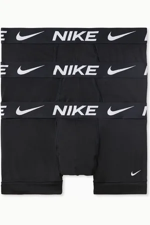 Nike Black Dri-FIT Essential Black Micro Trunks 3 Pack S