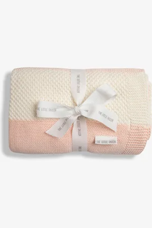 The Little Tailor Baby 100% Cotton Textured Stripe Shawl Blanket One