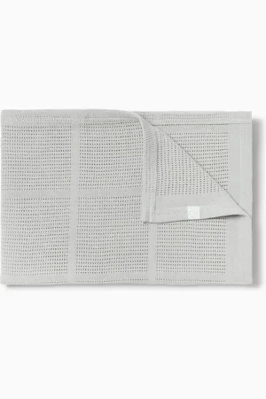 Mori Rose Pink Cellular Baby Blanket One