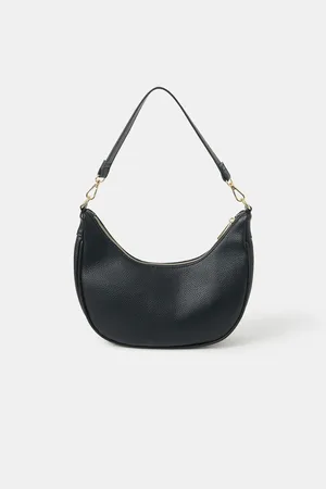 Accessorize Black Crescent Shoulder Bag One