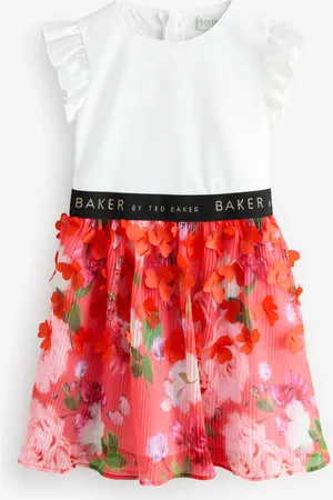 Ted Baker Floral Pleated Mockable Dress 8 Years (128 cm)