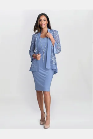 Gina Bacconi Beverley Soutache Dress And Jacket With Necklace AU 20