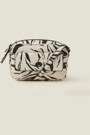Accessorize Black Small Twist Lock Crossbody Bag one