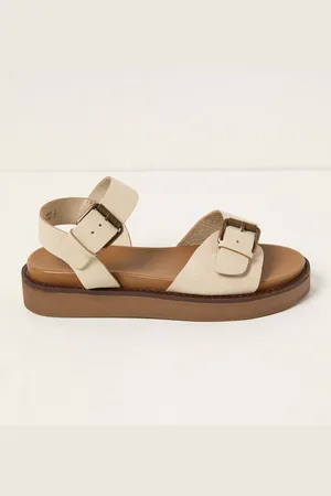 Fat Face FatFace Ambie Ivory Buckle Sandal AU 8 (EU 39)