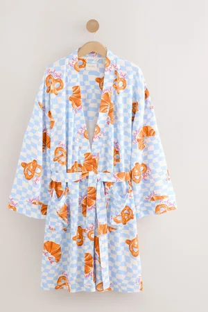 Next Blue Croissant Waffle Dressing Gown XL