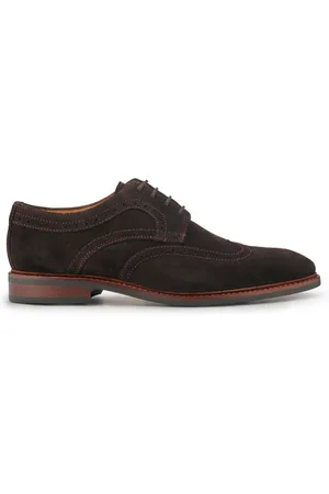 JONES BOOTMAKER Longwood Suede Derby Brogues AU 8 (EU 42)