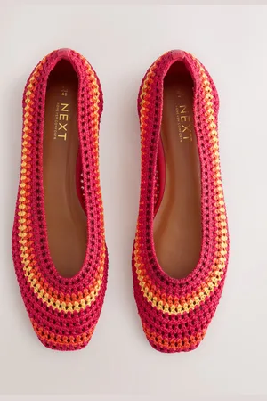 Next Forever Comfort Square Toe Crochet Ballerinas AU 9 (EU 41)