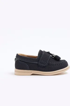 River Island Boys Suedette Tassel Loafers AU 5 (EU 21.5)