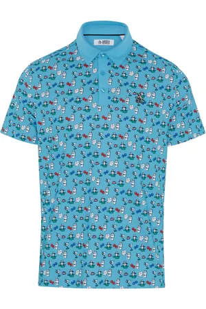 Original Penguin Cocktail and Cards Novelty Print Polo Shirt XL