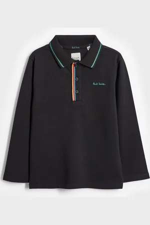 Paul Smith Boys Long Sleeve Signature Polo Shirt 8