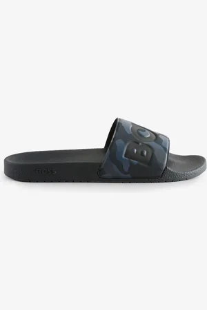 HUGO BOSS Grey Logo Sliders AU 10 (EU 44)
