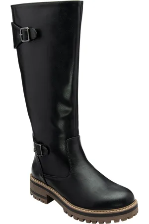 Lotus Black Knee High Boots AU 9 (EU 41)