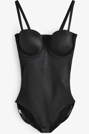 Spanx Shape Suit Your Fancy Strapless Cupped Briefs Bodysuit L