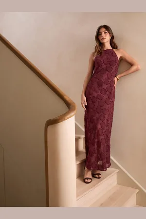 Next Occasion Floral Textured Maxi Dress 18tall