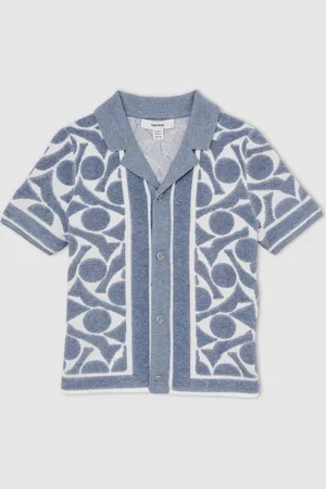 Reiss Edmonds 3-9 yrs Abstract-Pattern Towelling Shirt 3
