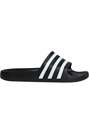 adidas Black/White Sportswear Adilette Aqua Slides AU 14 (EU 47.5)
