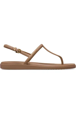 Crocs Brown Miami Thong Flip Sandals AU 10 (EU 42)