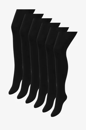 Next Black 5 Pack 100 Denier Opaque Tights S