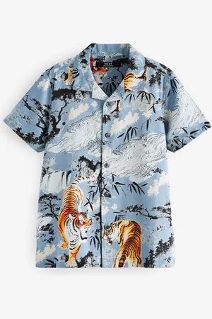 Next Short Sleeve Printed Shirt (3-16yrs) 7 Years (122cm)