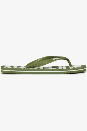 Superdry Green Core Logo Sandals US 9 (UK 8)
