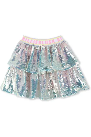 Billieblush Iridescent Sequin Rara Party Skirt With Logo Waistband 12 Years (152cm)